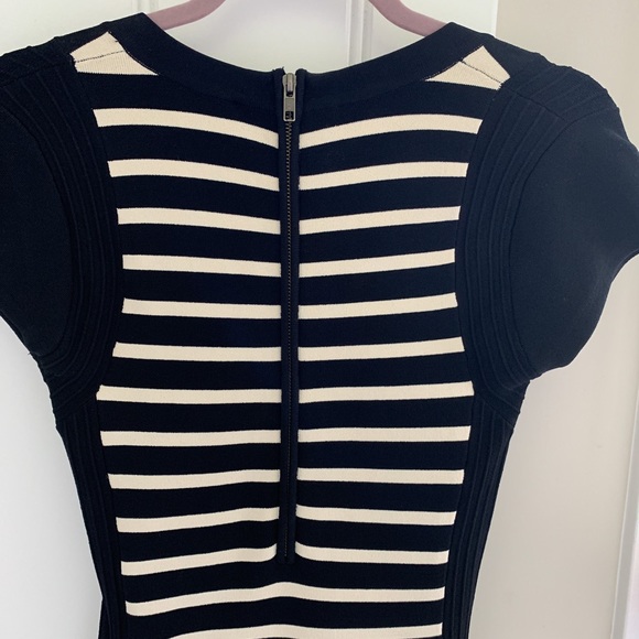 French Connection Striped Body-con Dress - Picture 4 of 5